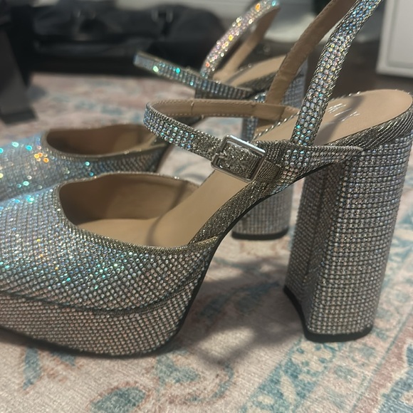 Mix no 6 Sparkly rhinestone heels - Picture 3 of 9